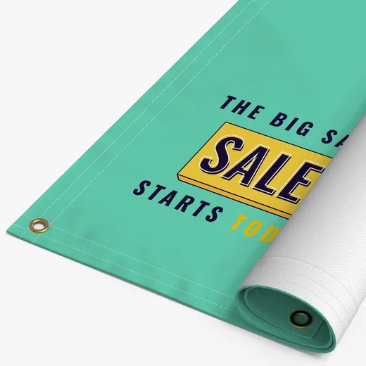 18oz blockout banner