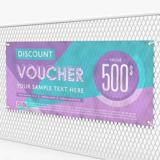 Mesh banner