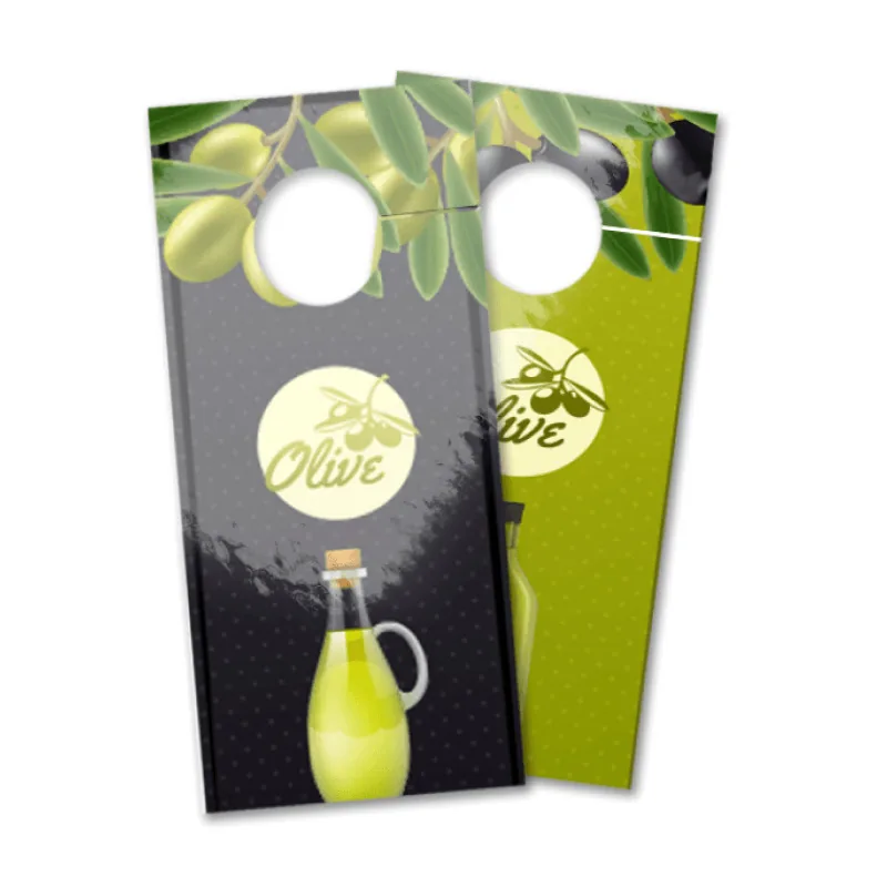 Die cut door hangers