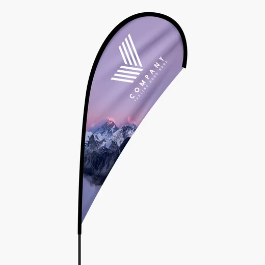 Teardrop flag
